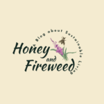 Logo with fireweed flower and honey bee